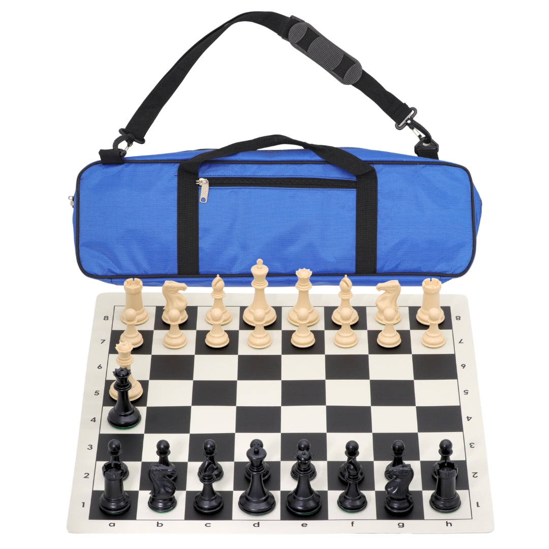 Vinyl Roll-Up Tournament Set | Premier Bag | 57 mm Squares