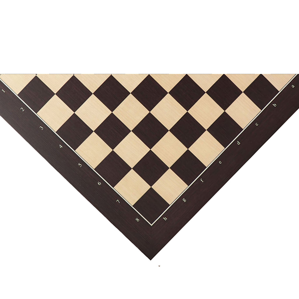WENGE & MAPLE | With Notation | Deluxe | 55mm Squares – House of Chess