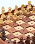 Wooden Chess Set | Visually Impaired Players | 25 cm