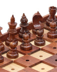 Wooden Chess Set | Visually Impaired Players | 25 cm