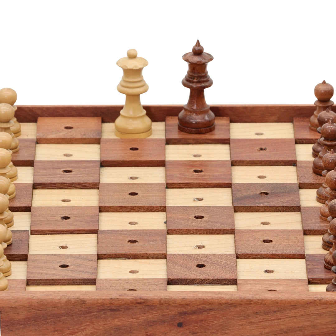 Wooden Chess Set | Visually Impaired Players | 33cm