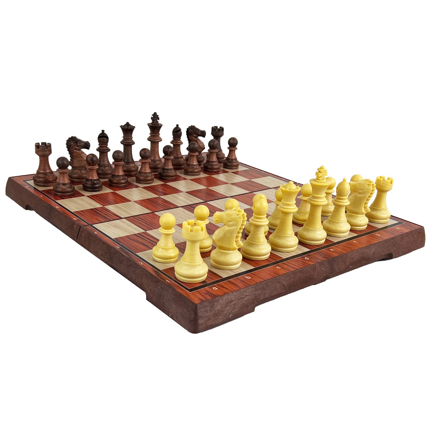 Travel Chess Set | Wood-Like Colours | Magnetic – House of Chess