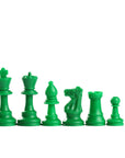 87mm green coloured plastic pieces