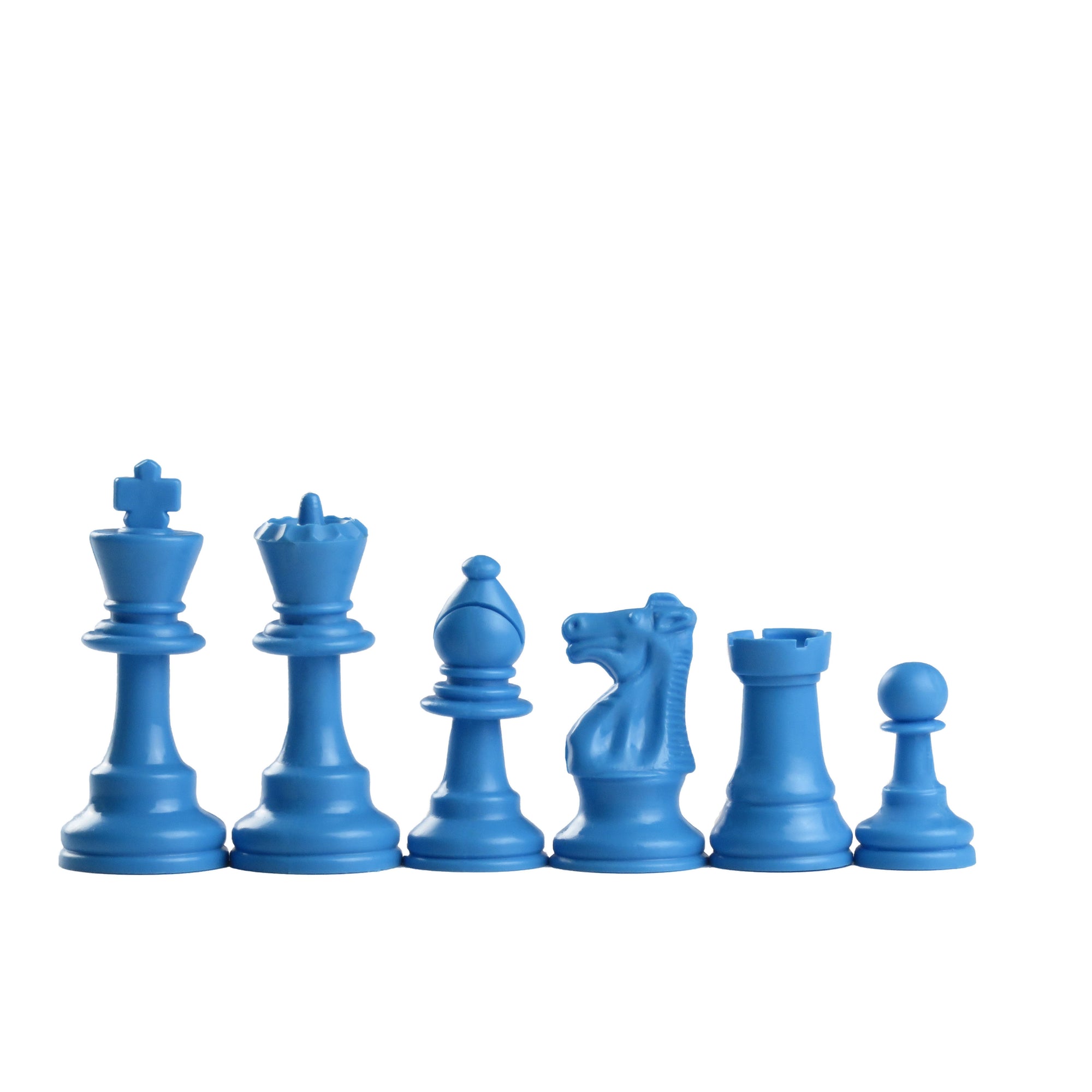 87mm light blue coloured plastic pieces