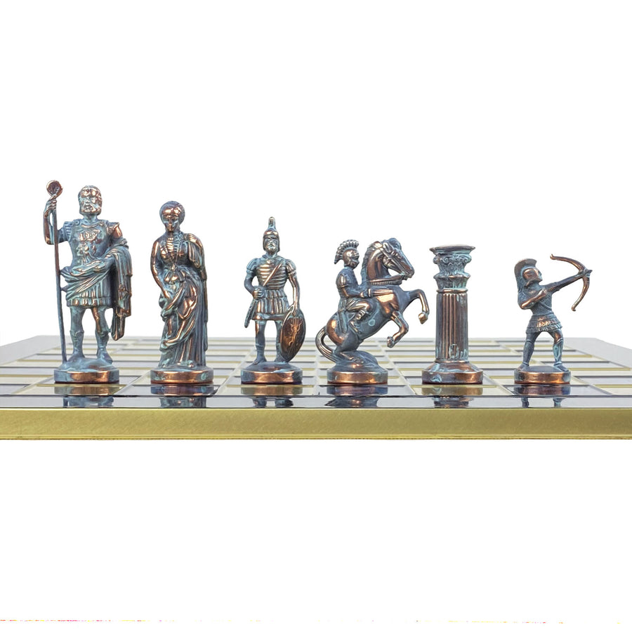 Greek Archers | blue & bronze | large