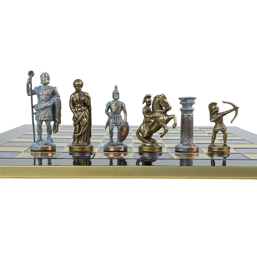Greek Archers | blue & bronze | large