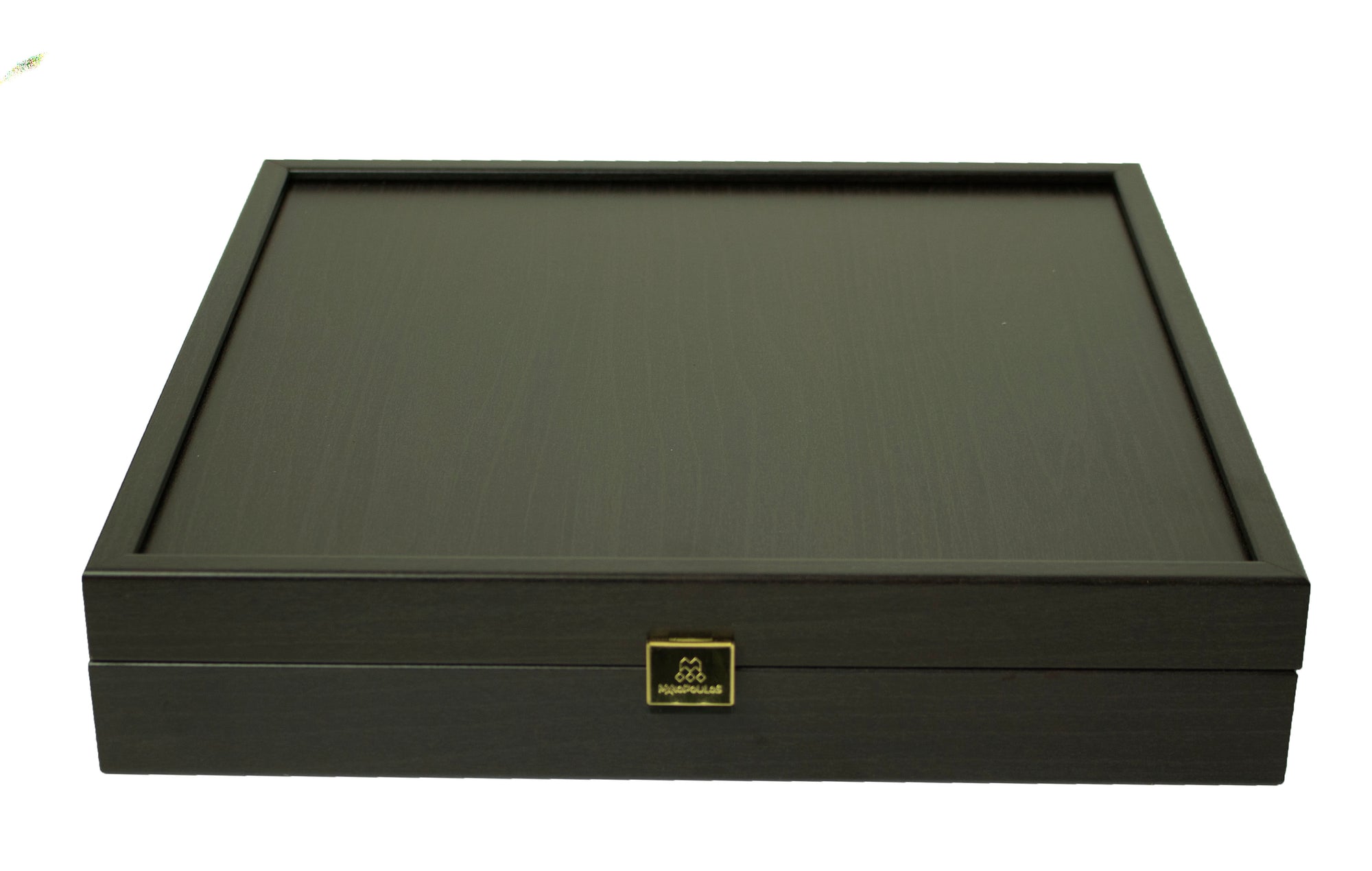 RENAISSANCE | Metal Chess Set | Gold &amp; Silver | Black Chess Board | 36cm | S9BLA
