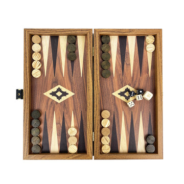 Walnut Replica Backgammon | 30cm | TXL3KK