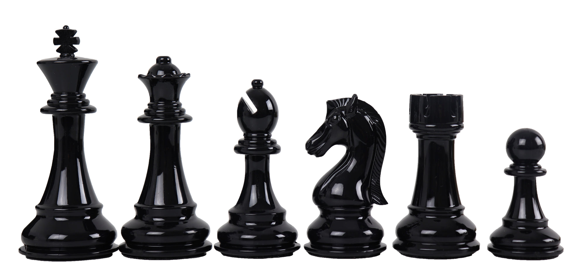 Traditional black &amp; white finish pieces &amp; Leather board | x large