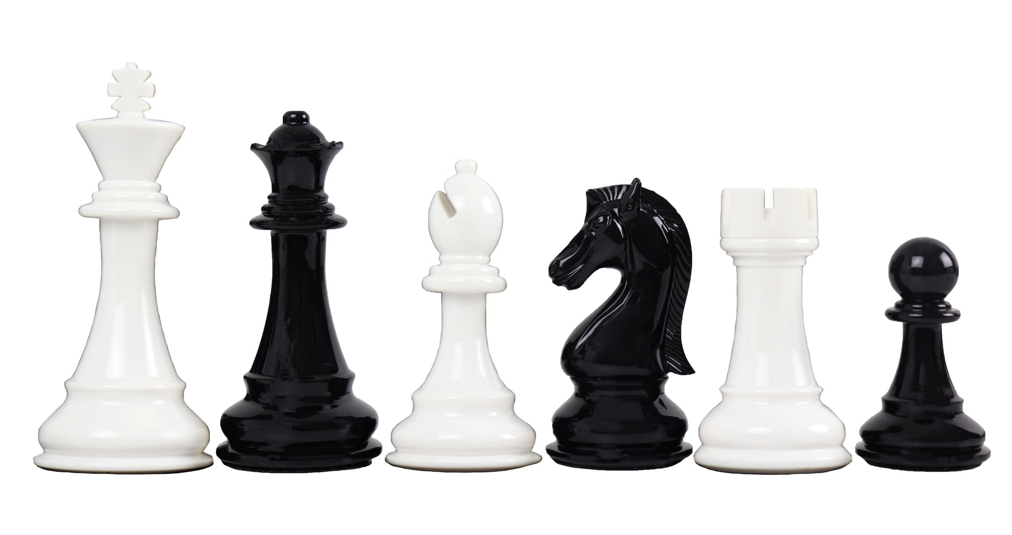 Traditional black &amp; white finish pieces &amp; Leather board | x large