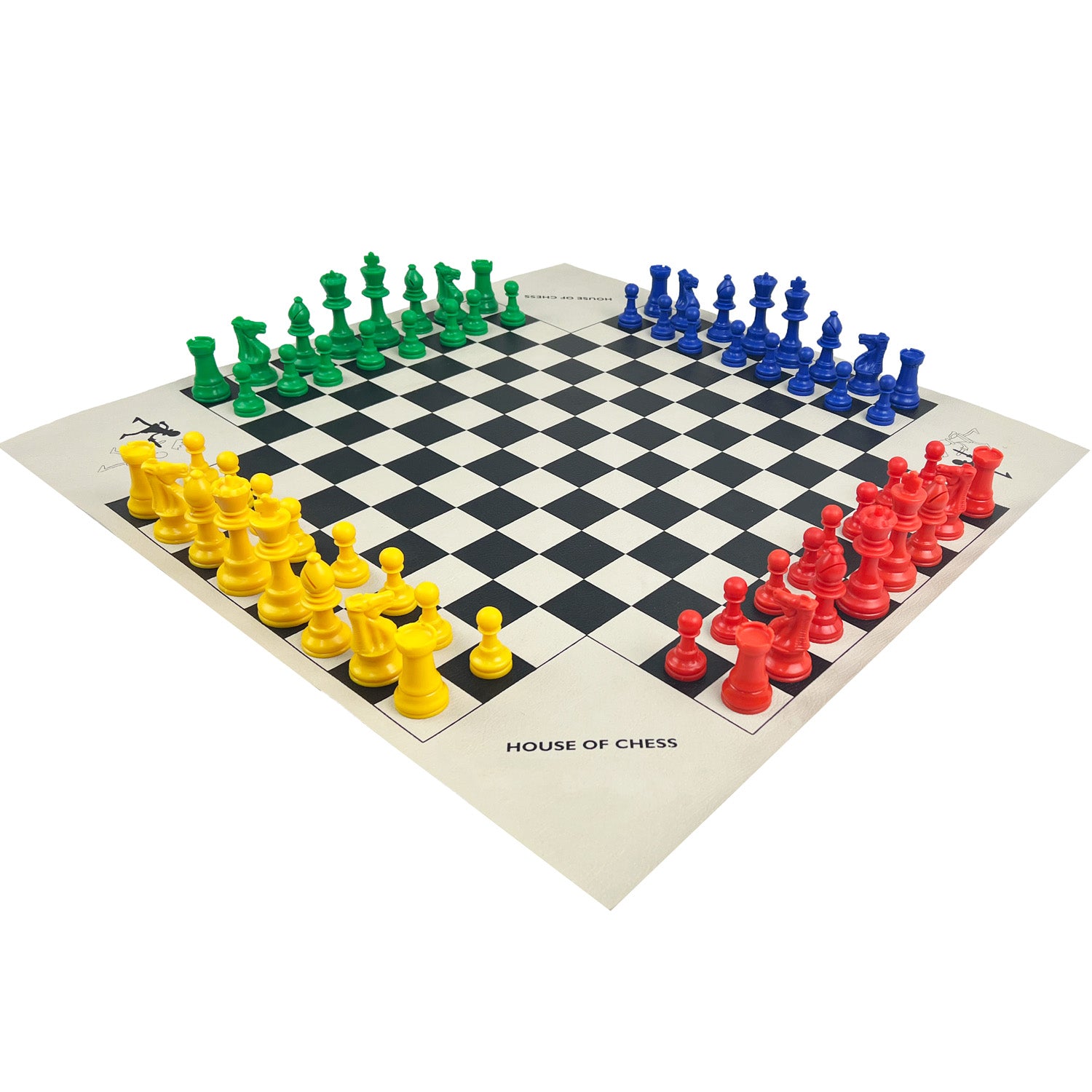 four-player chess set