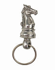 Knight pewter keyring