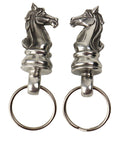 Knight pewter keyring
