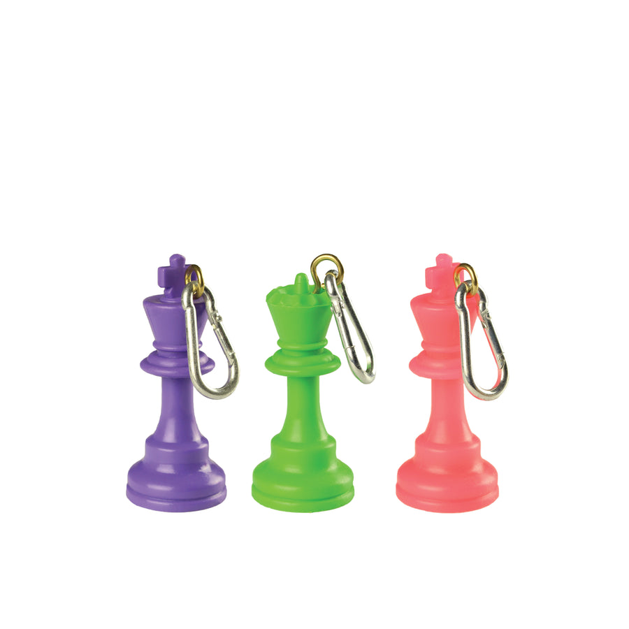 King and Queen Coloured Keyrings