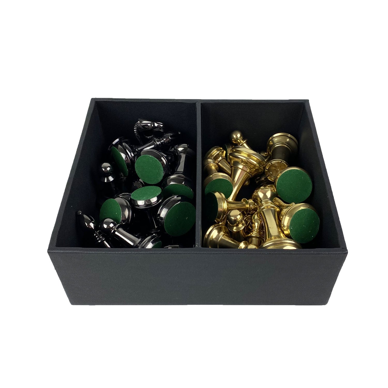 STAUNTON | Solid Brass | Black &amp; Gold | 105mm King