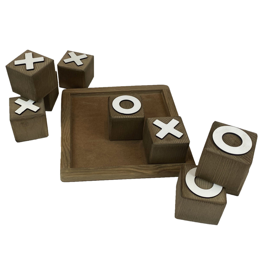 Noughts and Crosses, wooden  | large