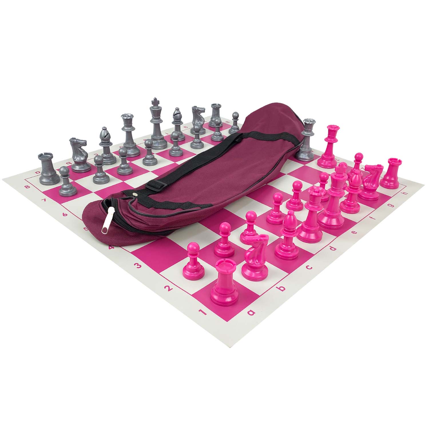 pink vinyl roll-up / coloured (large)