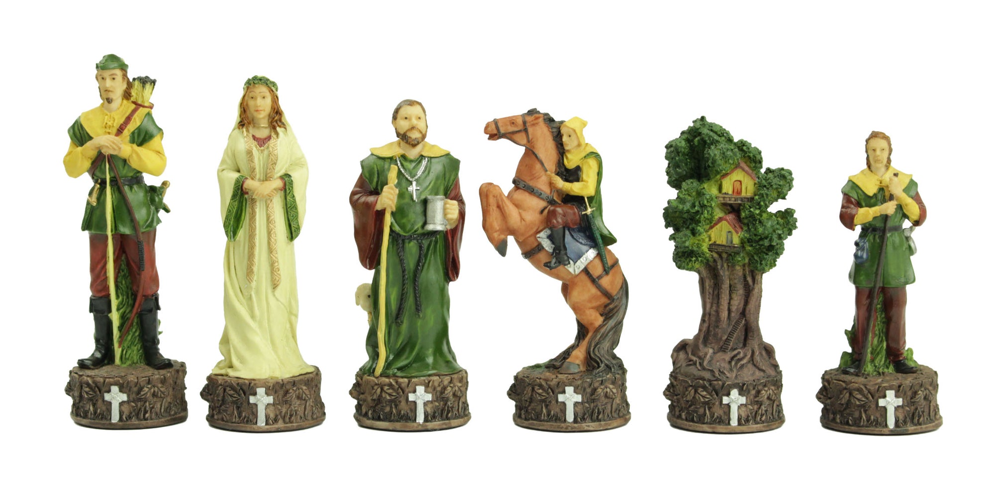Robin Hood resin pieces | Wooden Board/Box | Small