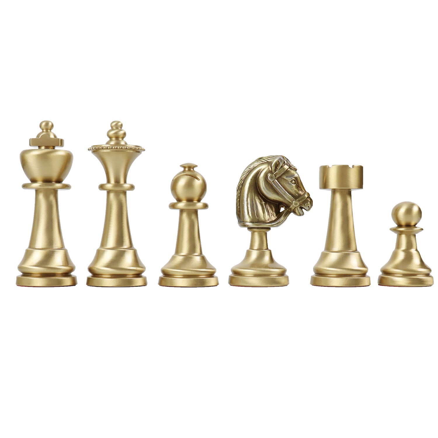 Staunton Solid Brass Pieces | Rosewood Board &amp; Drawer | Small