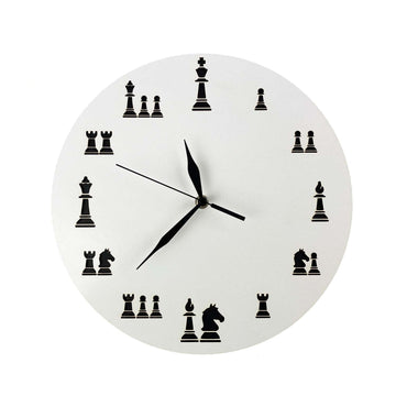 Chess Wall Clock | Round